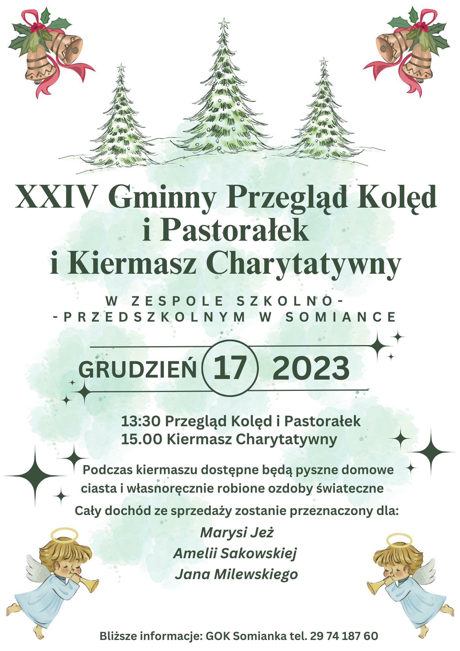 XXIV GMINNY PRZEGLĄD KOLĘD I PASTORAŁEK W GMINIE SOMIANKA 2023