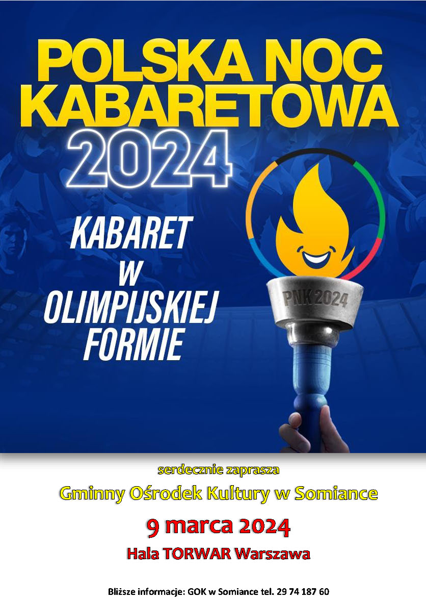 plakat Polska noc kabaretowa 2024