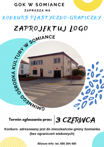 Konkurs “Zaprojektuj logo Gminnego Ośrodka Kultury w Somiance”